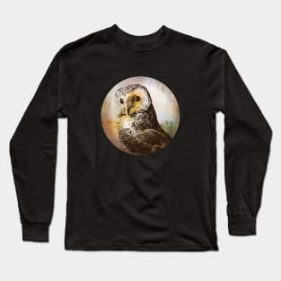 you had to ask - vintage owl geometric design Long Sleeve T-Shirt